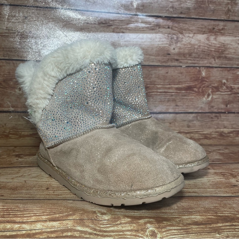 Seychelles girl sparkly winter boots rhinestone size 13
